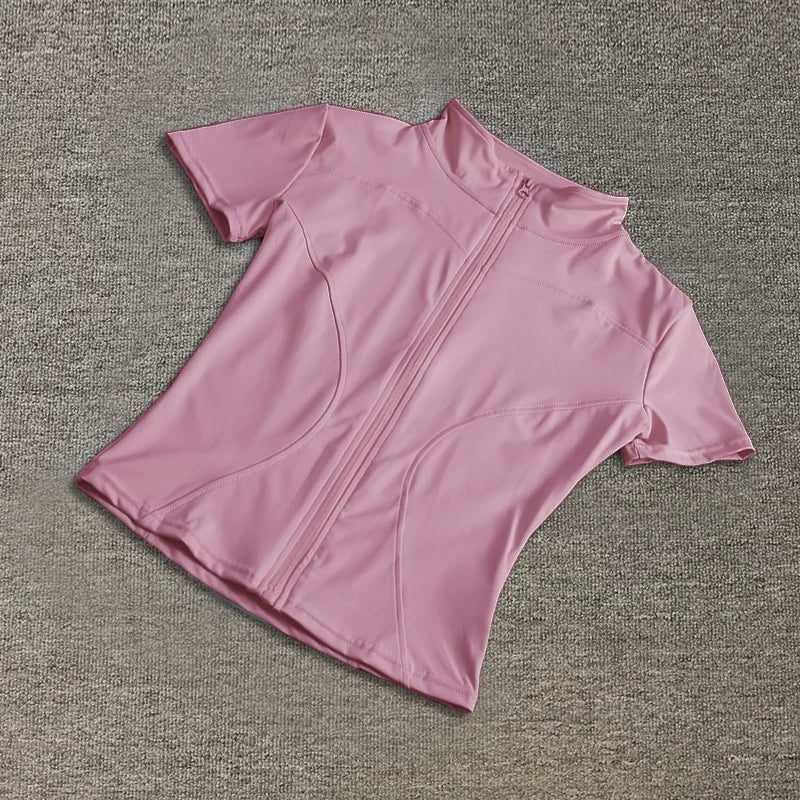 Summer High Quality Waist Slimming Training Tops