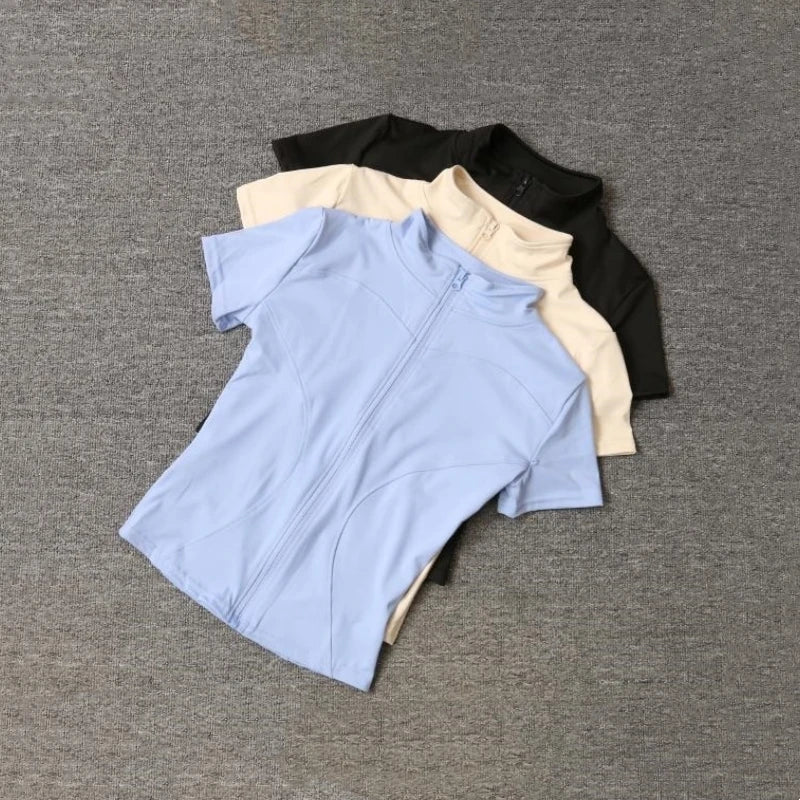 Summer High Quality Waist Slimming Training Tops
