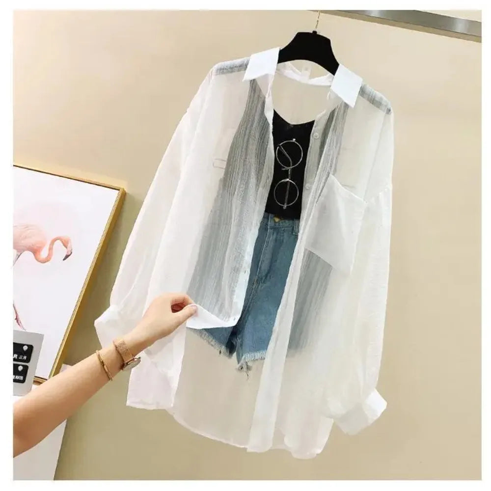 Women Elegant Chiffon Clouse