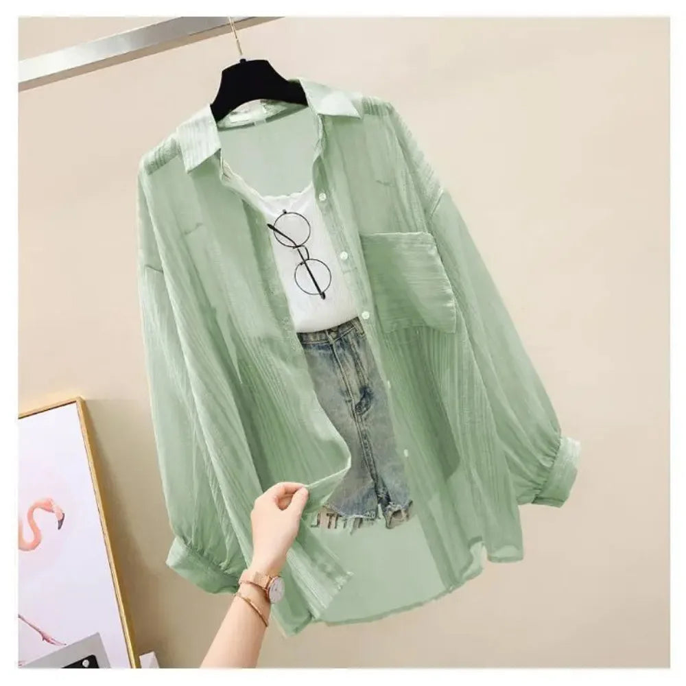 Women Elegant Chiffon Clouse