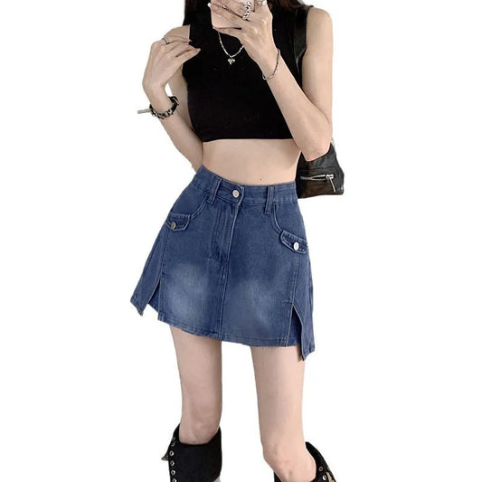 Women Denim Short Skirt