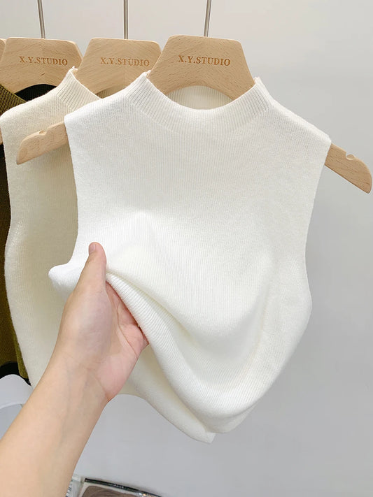 Women Knitted Tank Top