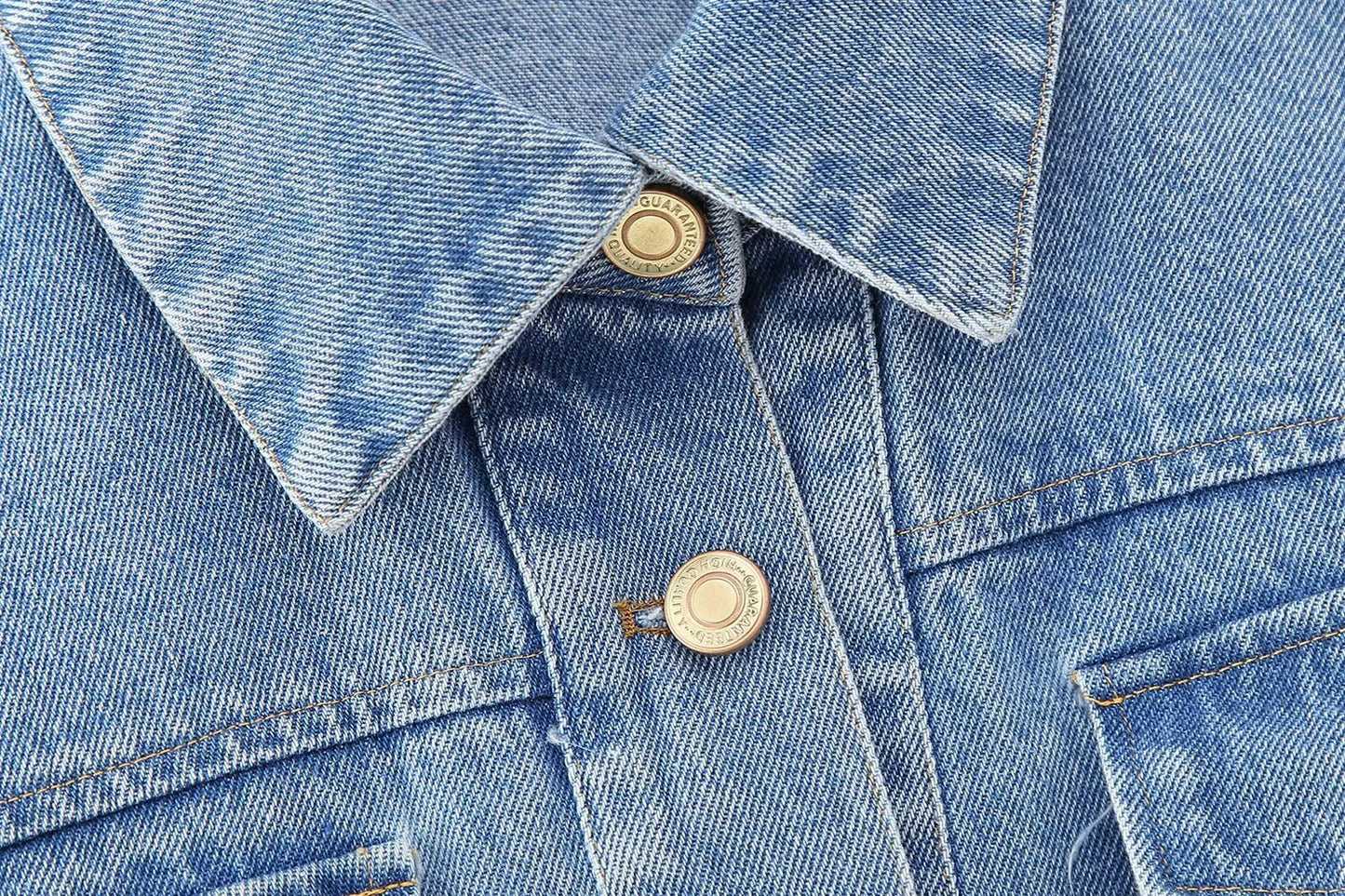 Women Retro Denim Short Jacket