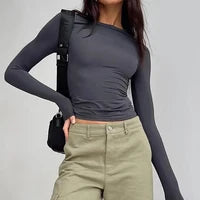 Basic Solid Crop Top
