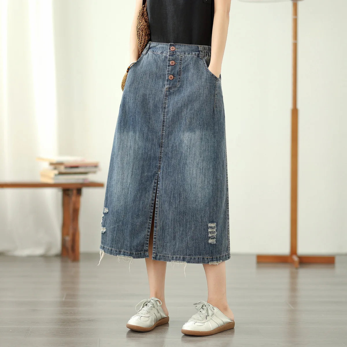Women Denim Skirt
