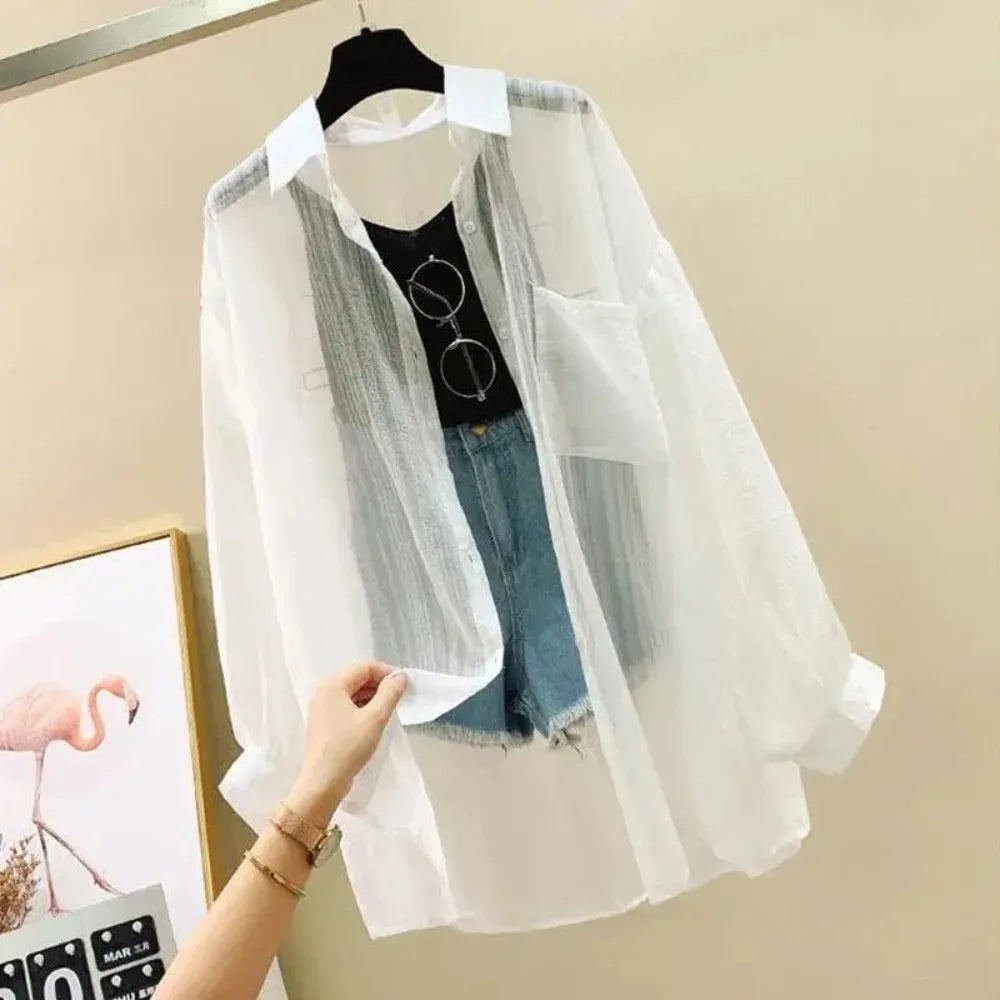 Women Elegant Chiffon Clouse