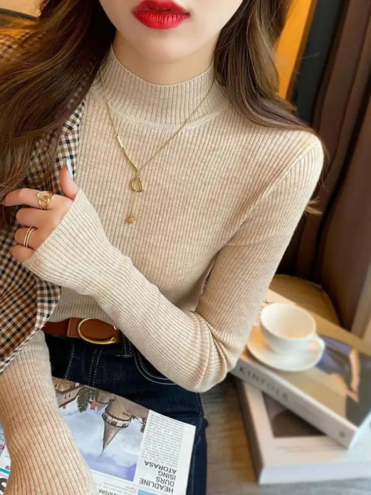 Neck Collar Women Sweater