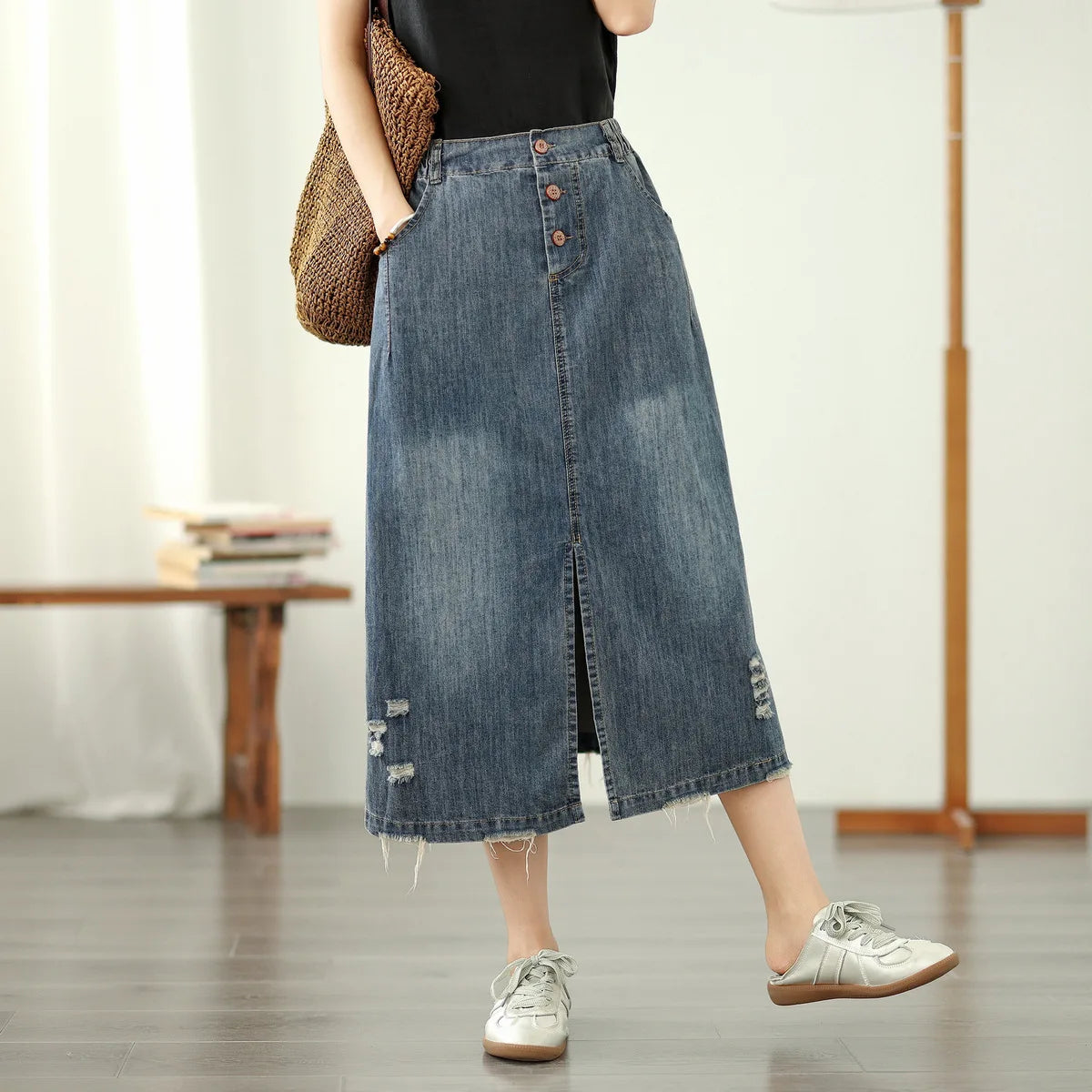 Women Denim Skirt