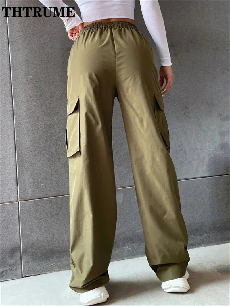 Women Vintage Streetwear Cargo Pants