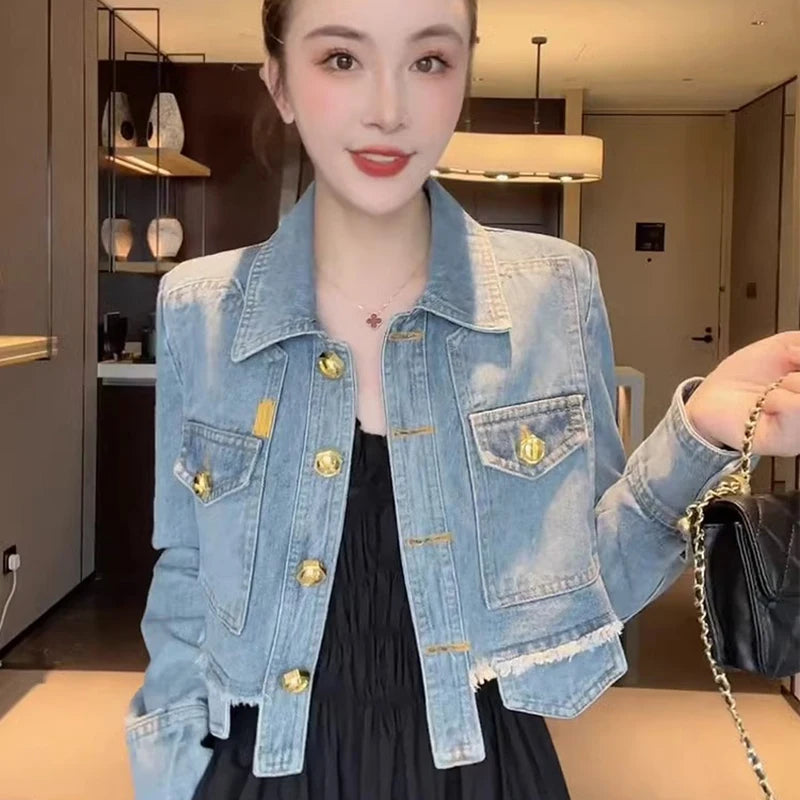 Women Short Denim Jacket