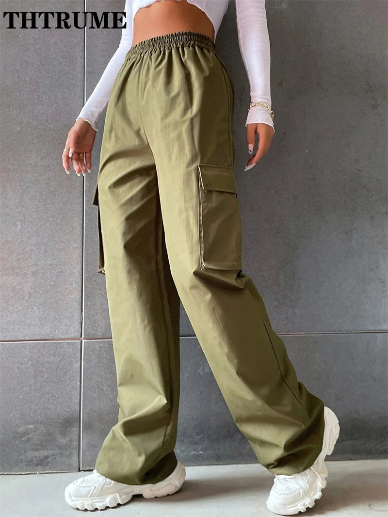 Women Vintage Streetwear Cargo Pants