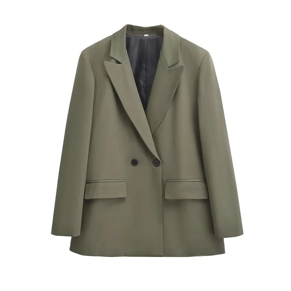 TRZA-Women's Office Wear Blazer Coat,