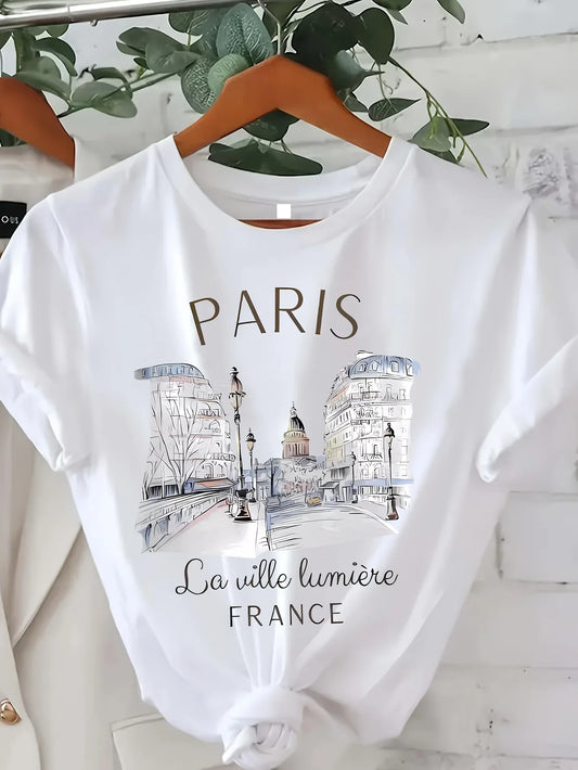 Women 90s T Shirt Paris