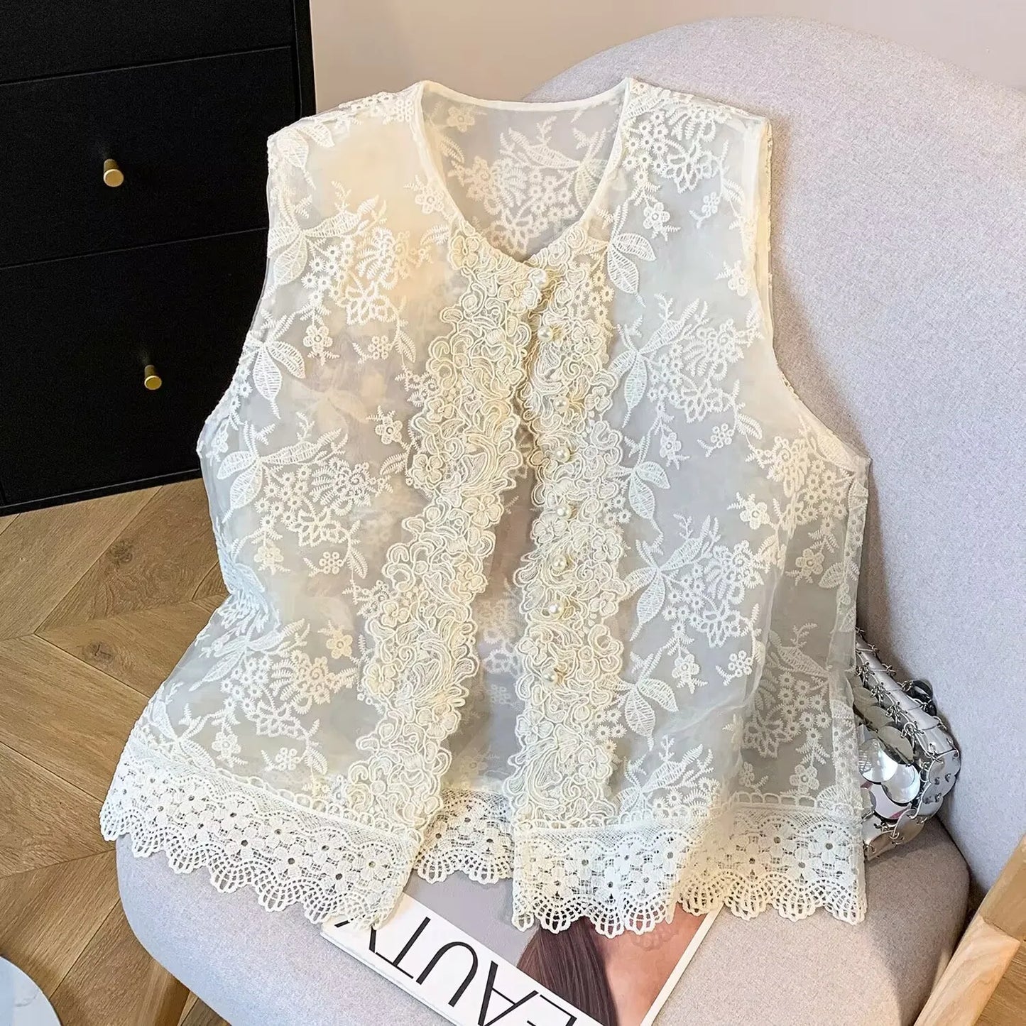 Women Embroidered Waistcoat