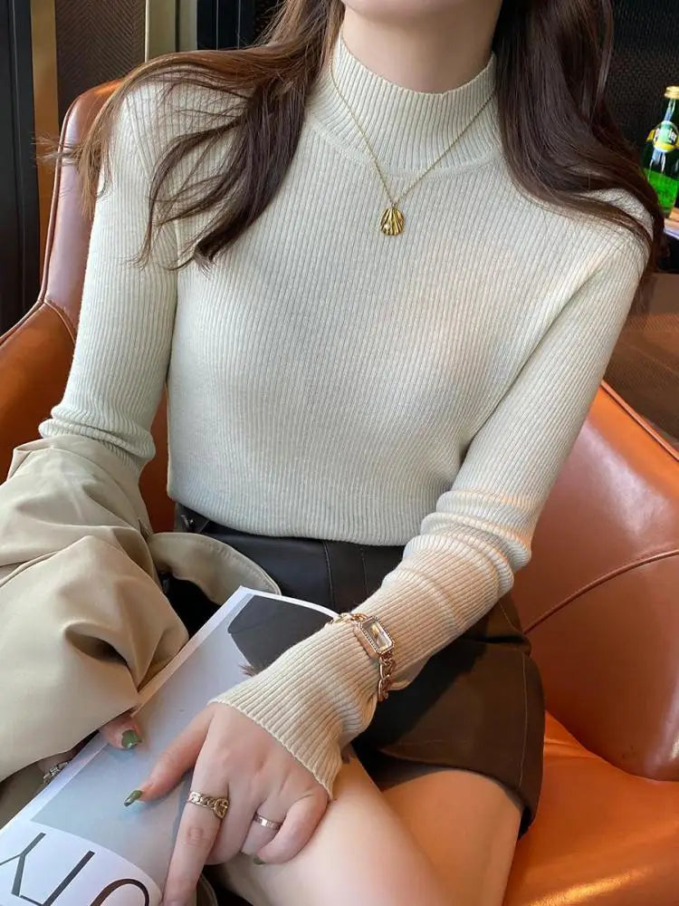 Neck Collar Women Sweater
