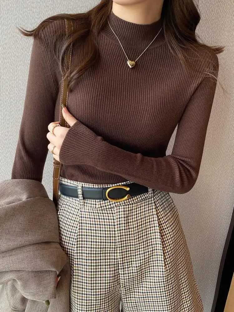 Neck Collar Women Sweater