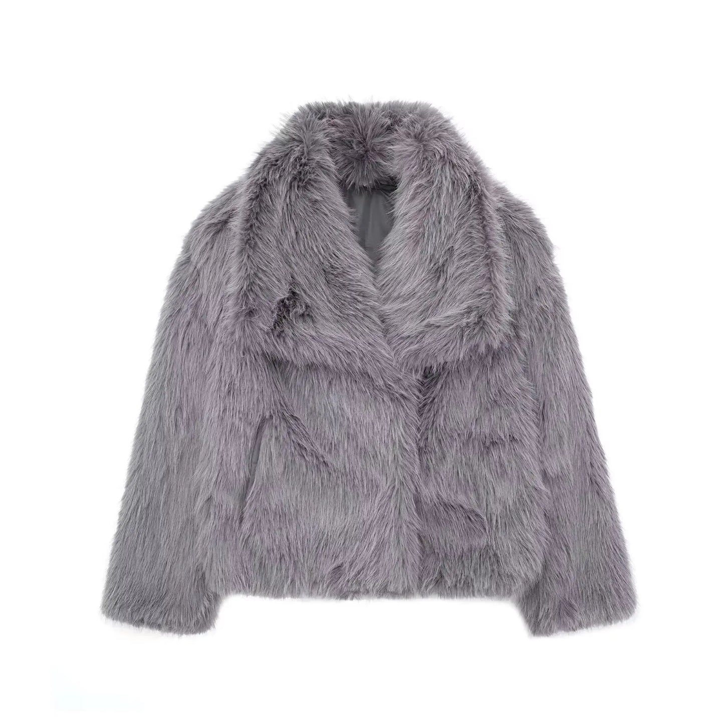 Women Faux Fur Jacket Coat